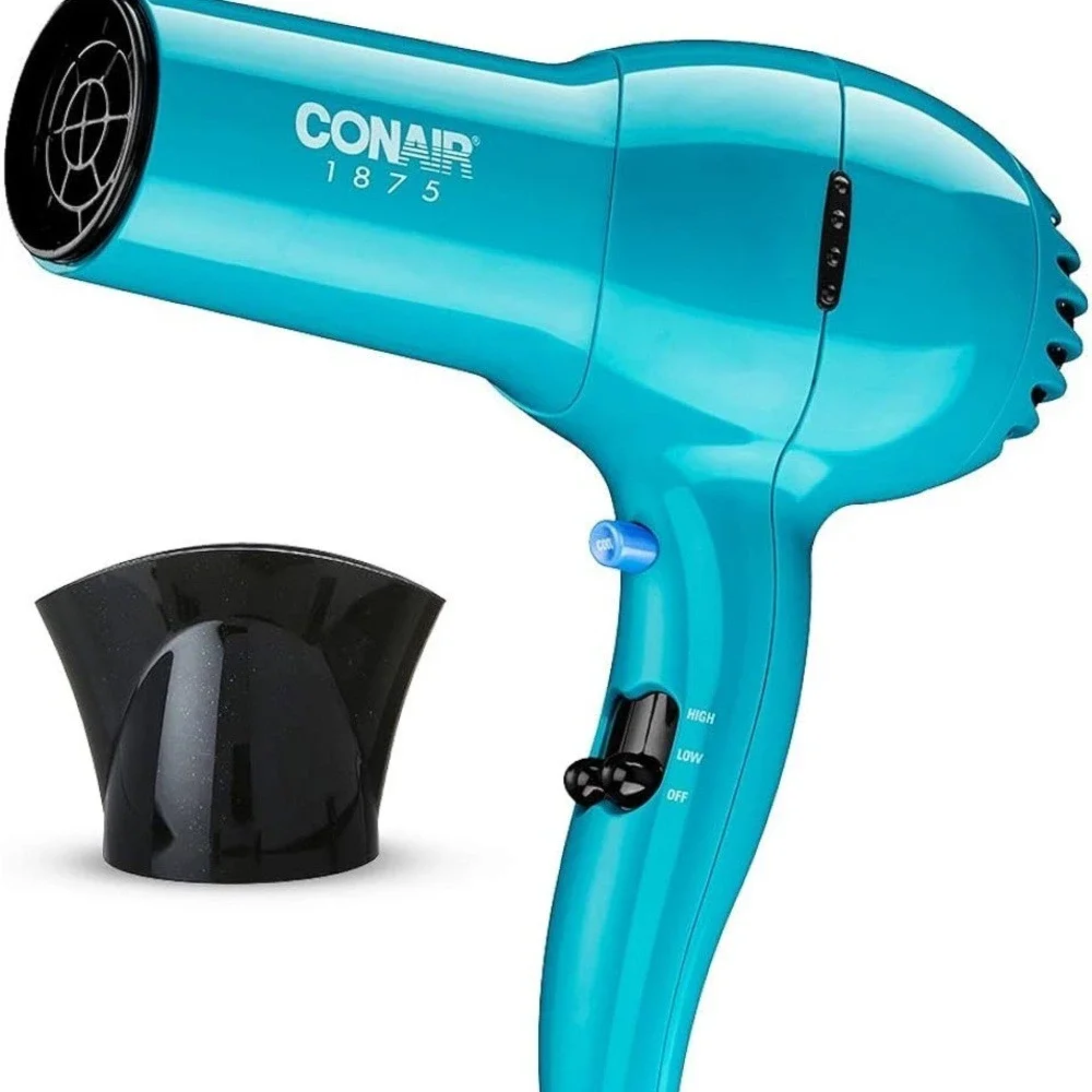 Conair 1875 Watt‎ Full-Size Pro Hair Dryer Teal Ionic Ceramic 225P